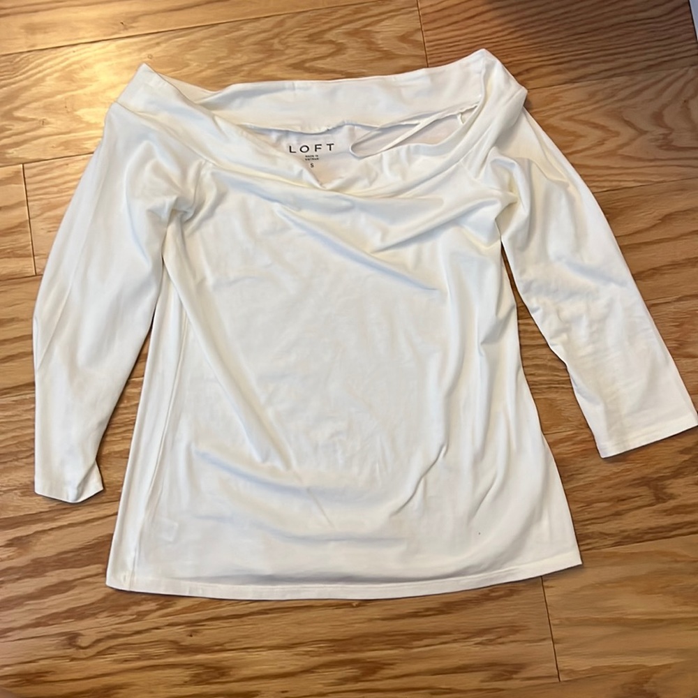 Loft off the shoulder top